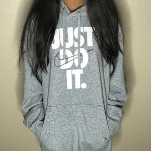 Nike (Just Do It) Grey Sweatshirt